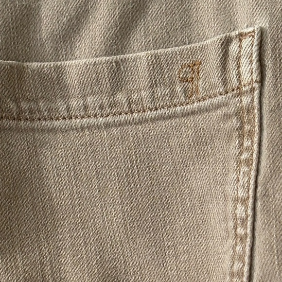 Anthropologie Pilcro The Adi Tan Pants with Raw Edge Hem Size 28 - Picture 7 of 12